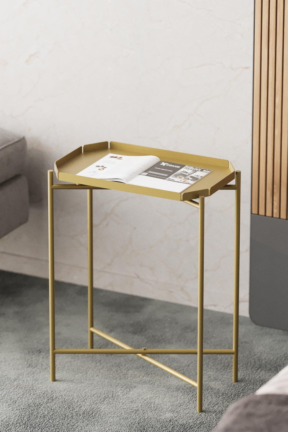 Shb-009-A Dekoratif Metal Sehpa - 0