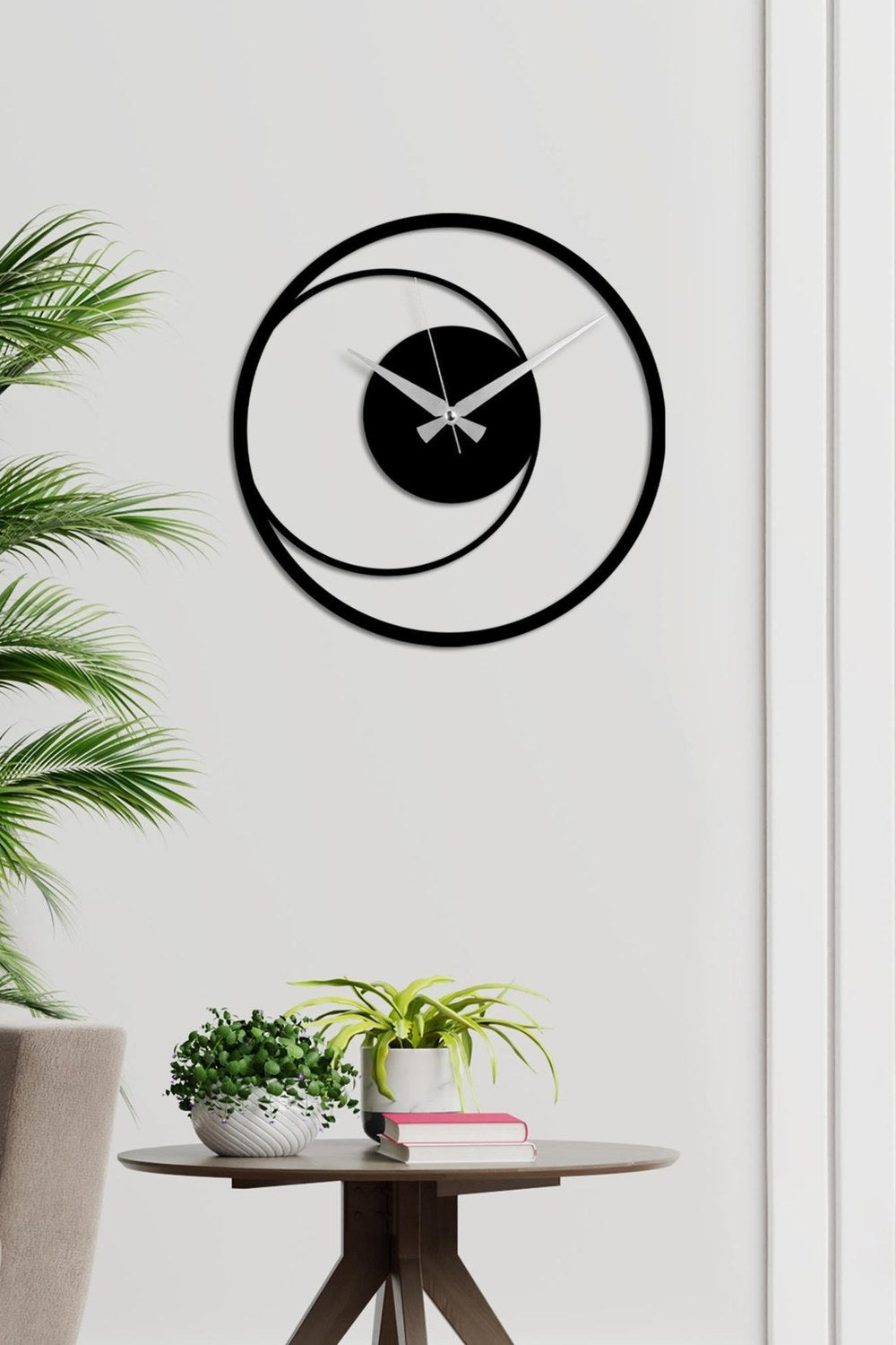 Watch-070 Dekoratif Metal Duvar Saati - 1