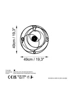 Watch-050 Dekoratif Metal Duvar Saati - 5