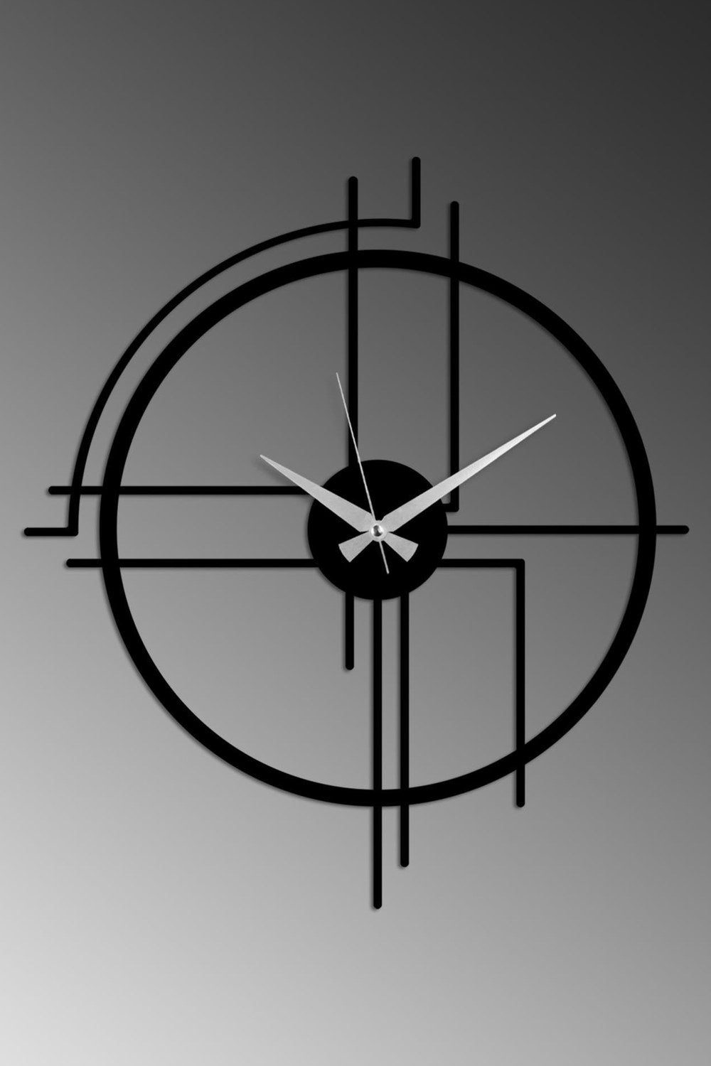 Watch-049 Dekoratif Metal Duvar Saati - 3