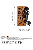 Ma-452 Ahşap Metal Duvar Tablosu - 6