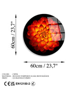 Uv-1136 Baskılı Cam Yuvarlak Duvar Tablosu - 5