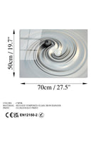 Uv-418 Baskılı Cam Dikdörtgen Duvar Tablosu - 7