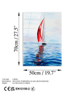 Uv-411 Baskılı Cam Dikdörtgen Duvar Tablosu - 7