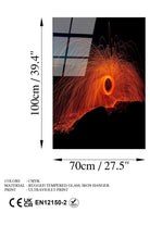 Uv-132 Baskılı Cam Dikdörtgen Duvar Tablosu - 7
