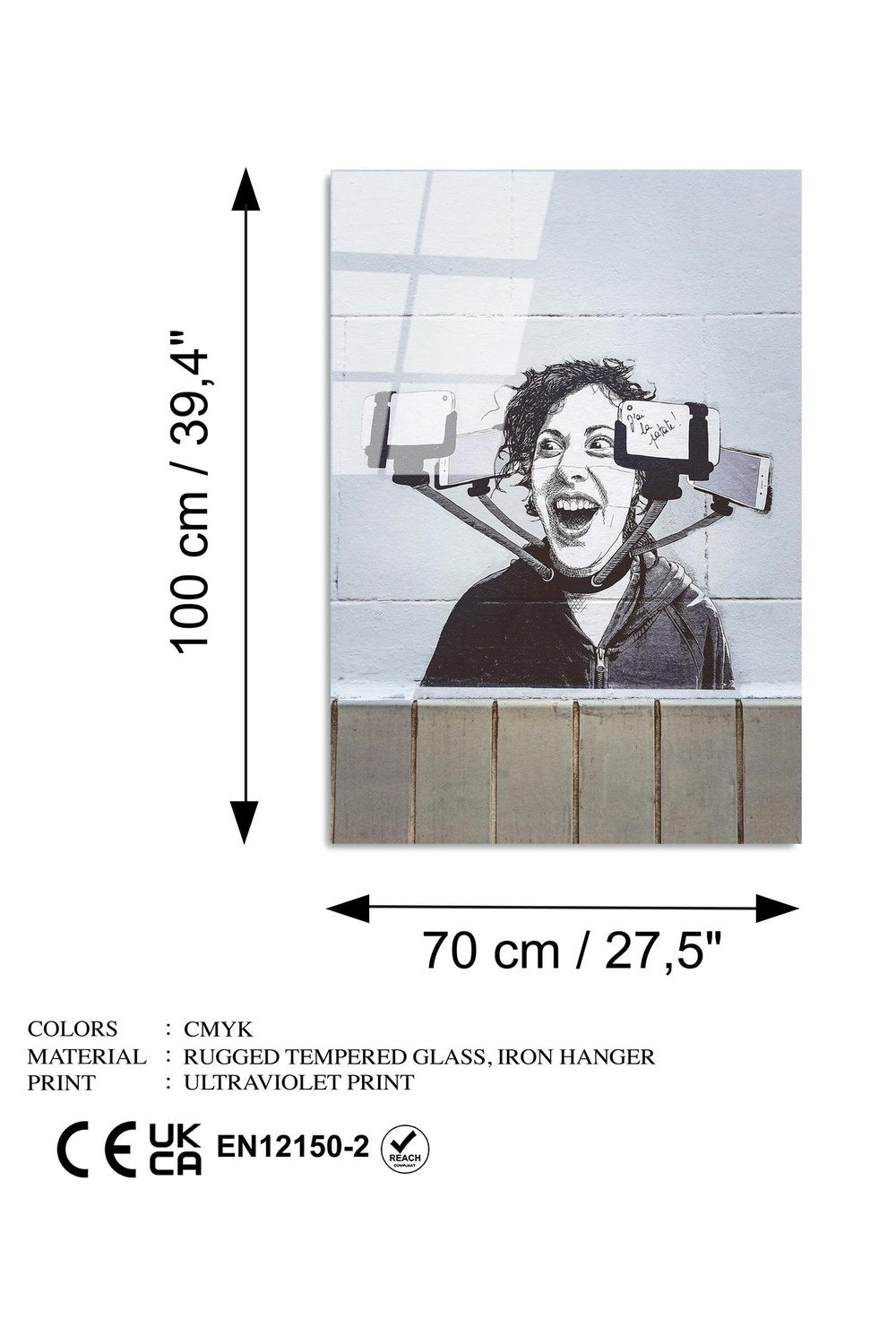 Uv-1209 Baskılı Cam Dikdörtgen Duvar Tablosu - 7