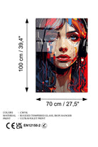 Uv-1174 Baskılı Cam Dikdörtgen Duvar Tablosu - 7