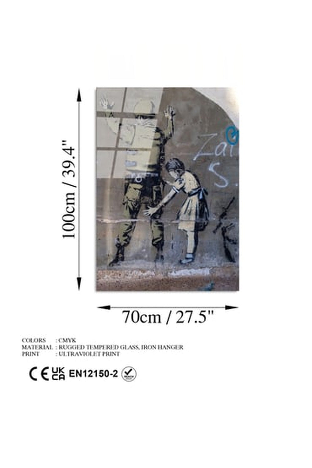 Uv-067 Baskılı Cam Dikdörtgen Duvar Tablosu - 7