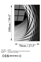 Uv-065 Baskılı Cam Dikdörtgen Duvar Tablosu - 7