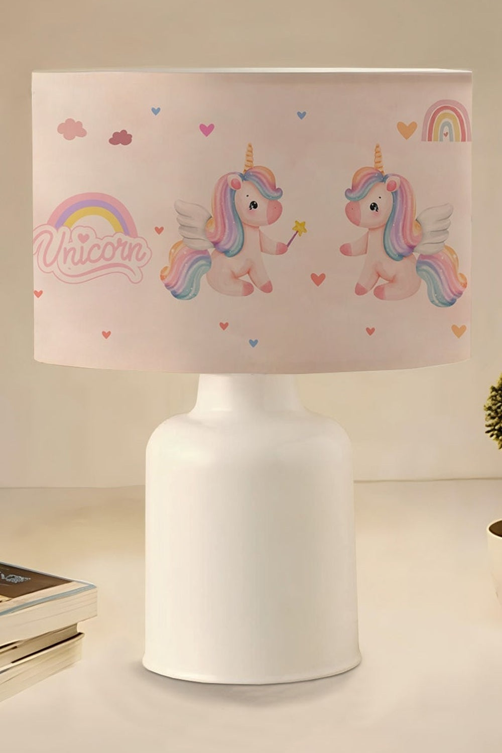 Unicorn Çocuk Odası Abajur Lamba - 0