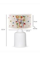 Home Modern Pasta Desenli Başlıklı Çocuk Odası Abajur Lamba - 1