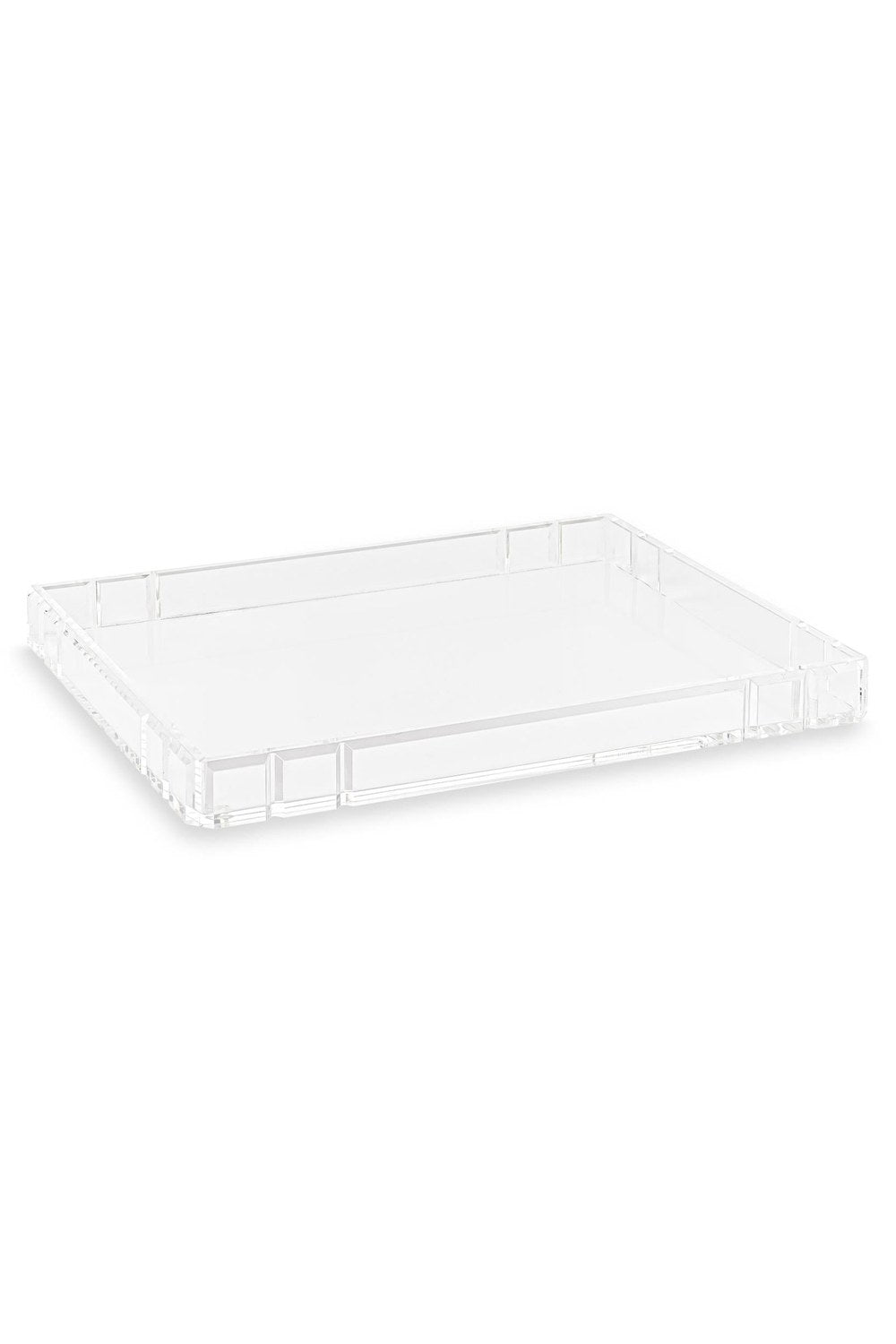 Qbella Kristal Kesim Tepsi, Large, Şeffaf - 0