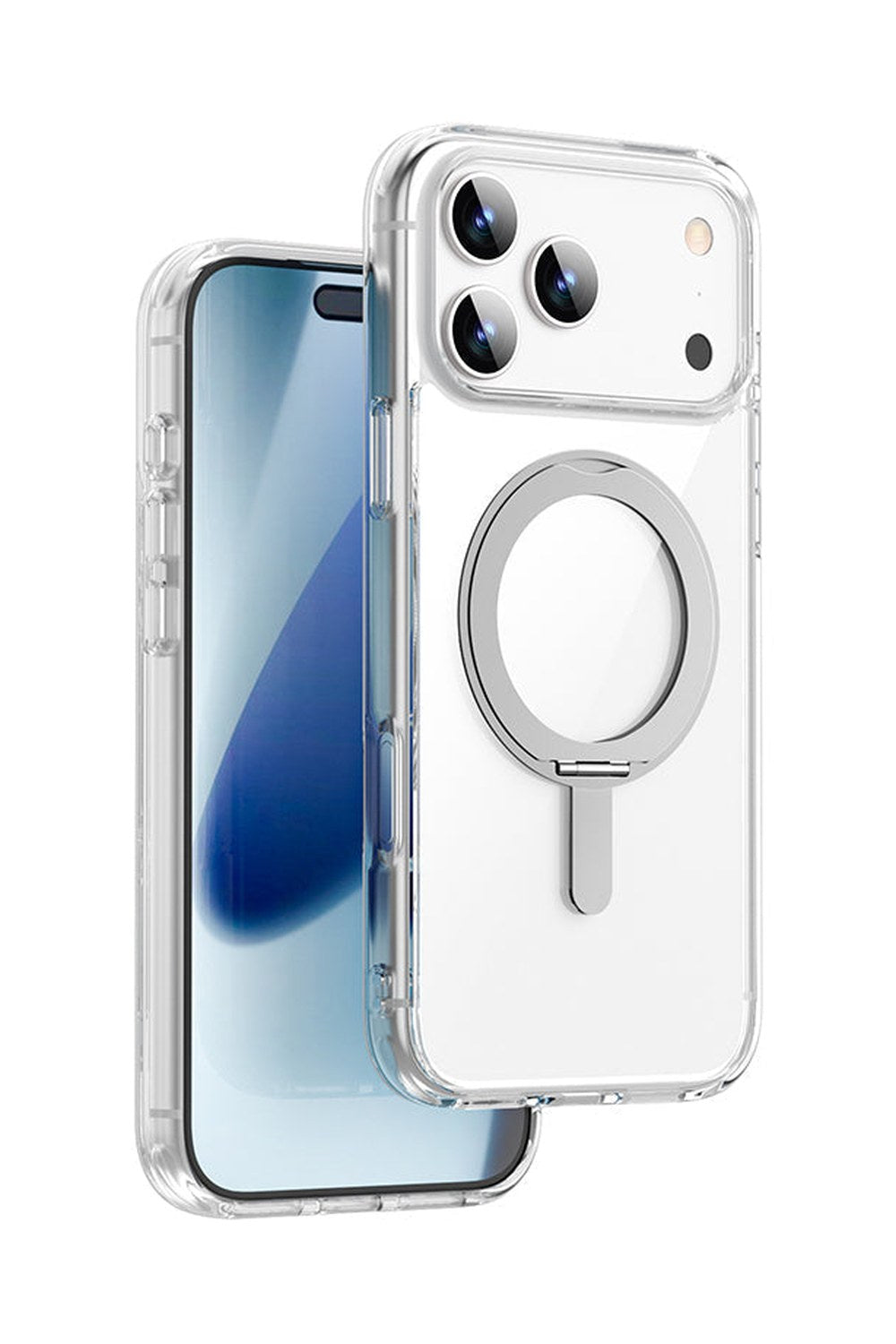 Magsafe Uyumlu Standlı Şeffaf Telefon Kılıfı, Iphone 17 Pro - 3