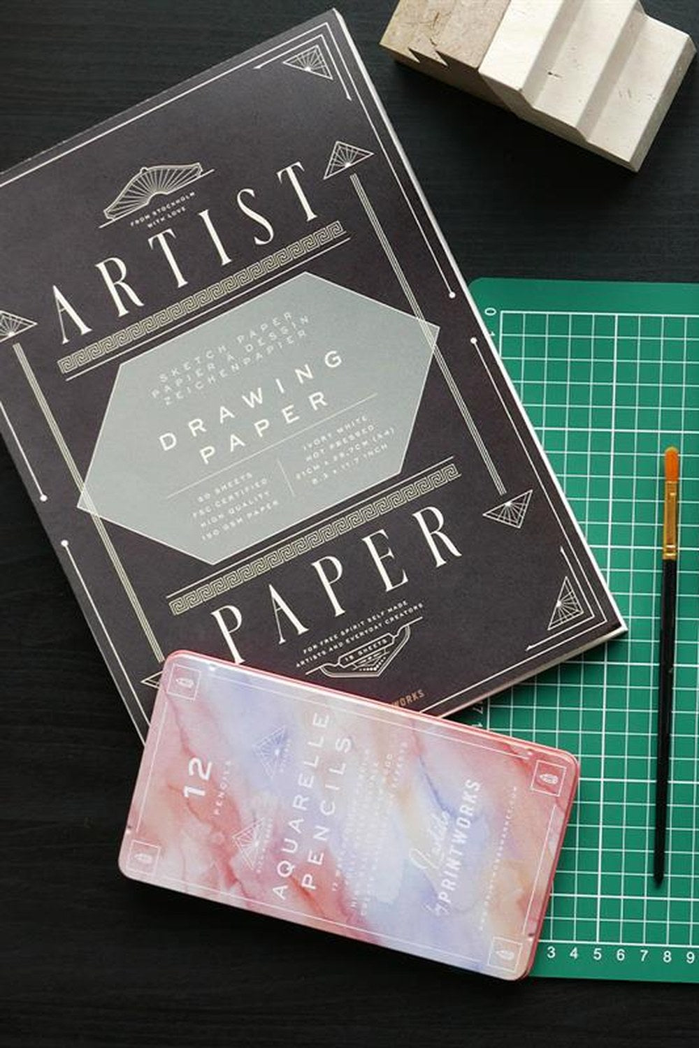 Aquarelle Paper Pad A4 Çizgisiz Suluboya Çizim Defteri - 3