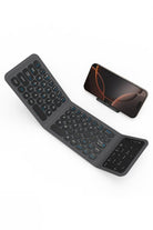 Katlanabilir Bluetooth Klavye, Telefon Standlı - 1