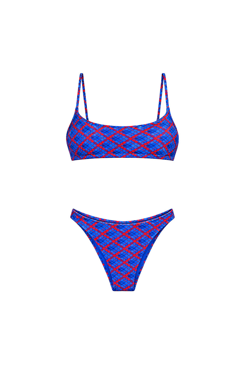 Quande-Sassy Crop Bikini // Qn-918 Tek Alt-Bikini & Mayo-1-milagron.live