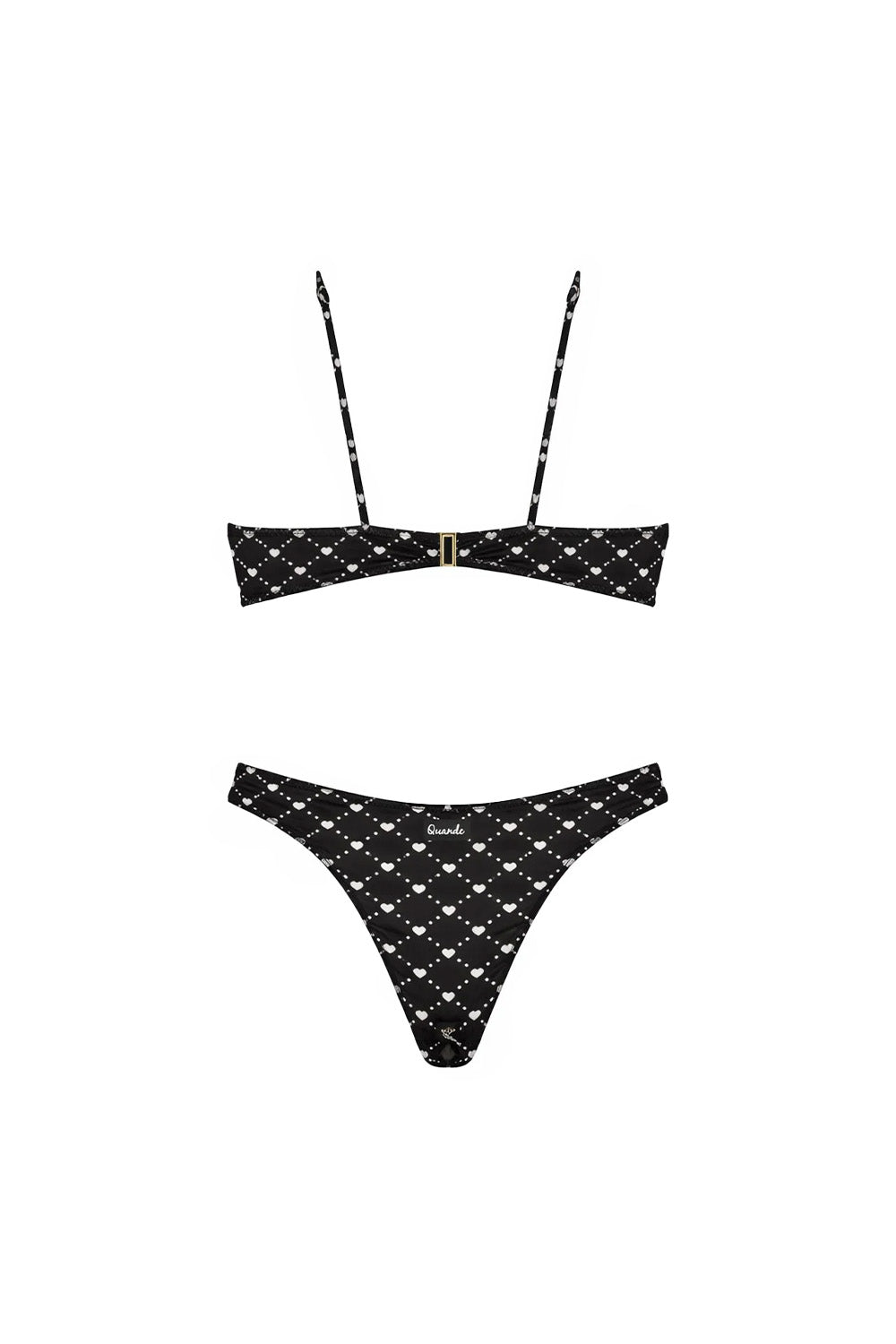 Quande-Sassy Crop Bikini // Qn-920 Tek Alt-Bikini & Mayo-3-milagron.live