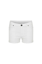 Ace Nayman-Amaya White Denim Shorts-Şort-1-milagron.live