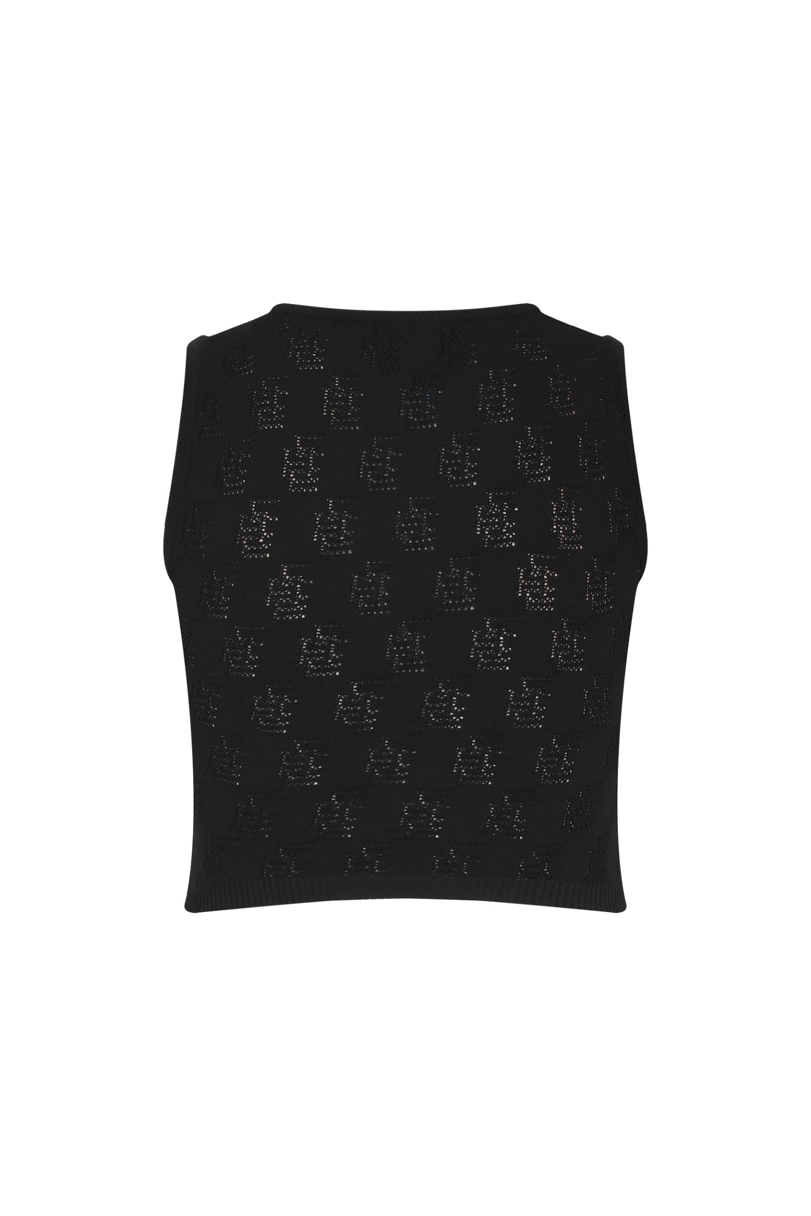 Ace Nayman-Amira Monogram Knitted Top-Top-2-milagron.live