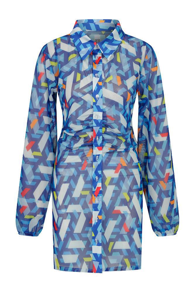 Ace Nayman-Edith Mesh Dress-Elbise-2-milagron.live
