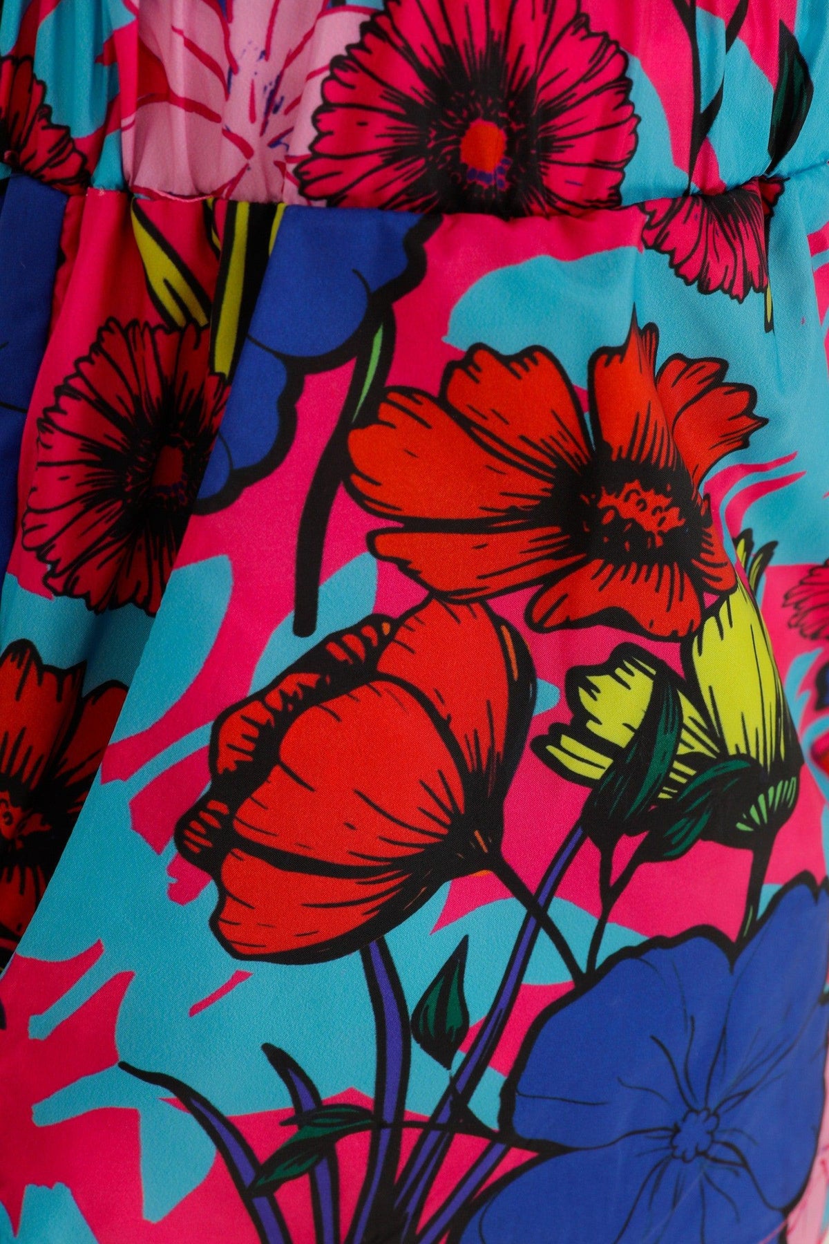 Ace Nayman-Isla Floral Print Shorts-Şort-4-milagron.live