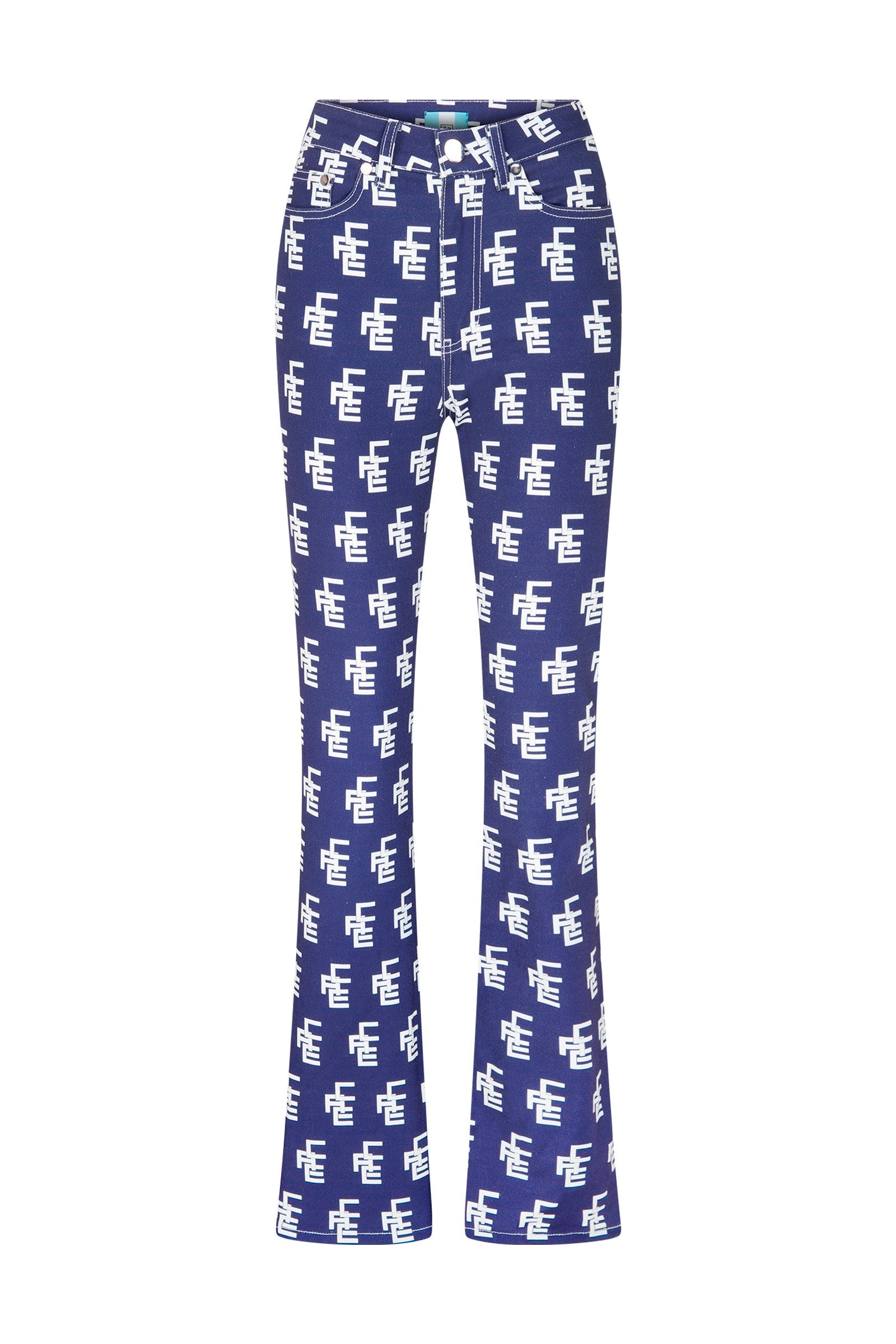 Ace Nayman-Jane Monogram Pants-Pantolon-2-milagron.live
