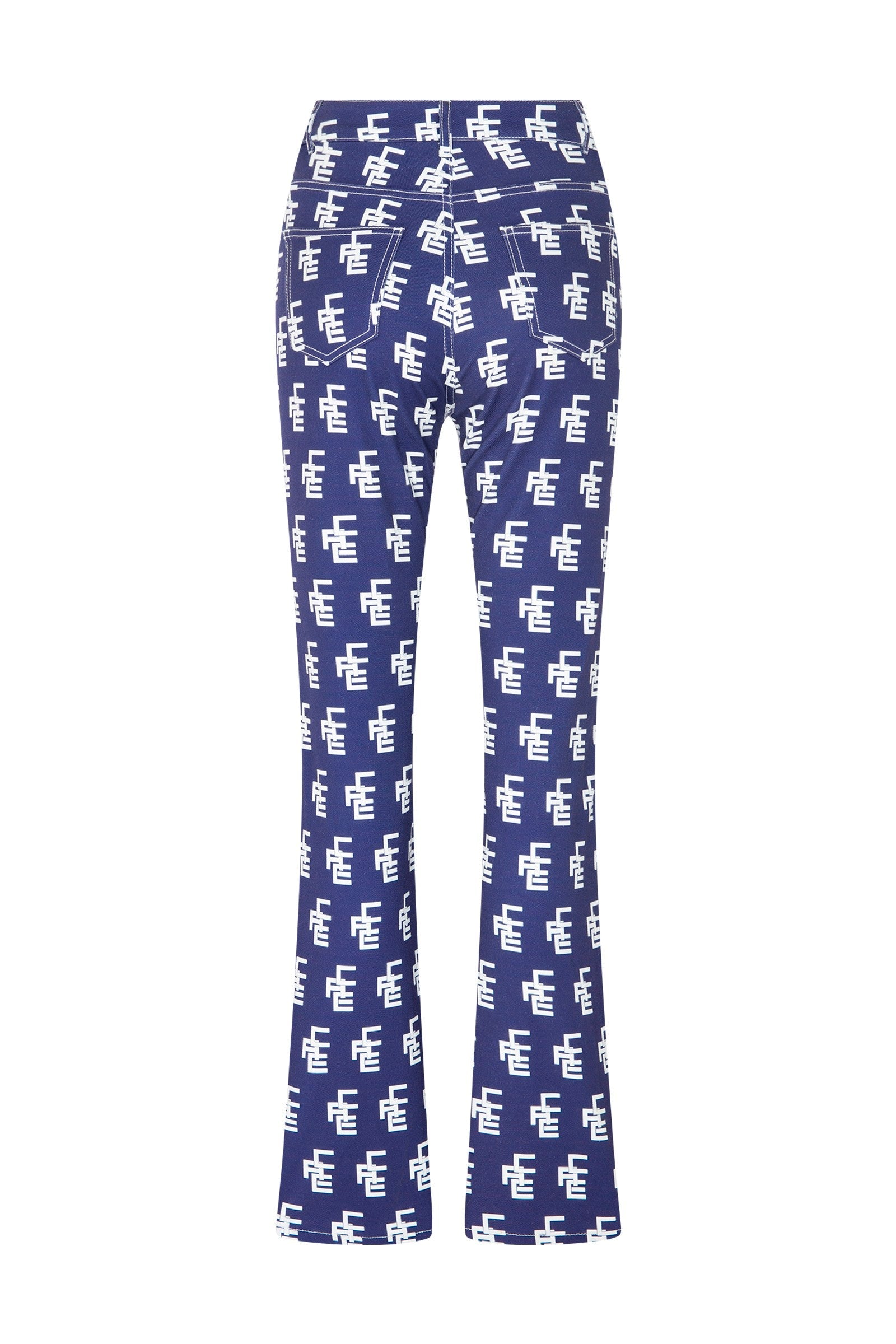 Ace Nayman-Jane Monogram Pants-Pantolon-3-milagron.live