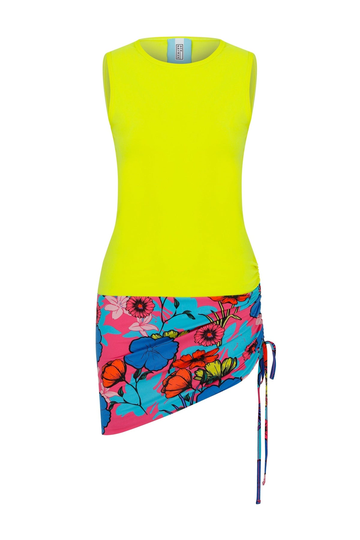 Ace Nayman-Joyce Multicolor Dress-Elbise-2-milagron.live