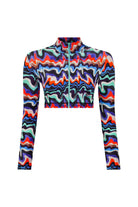 Ace Nayman-Theresa Multicolor Crop Top-Crop Top-2-milagron.live