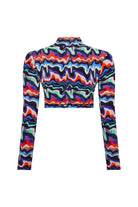 Ace Nayman-Theresa Multicolor Crop Top-Crop Top-3-milagron.live