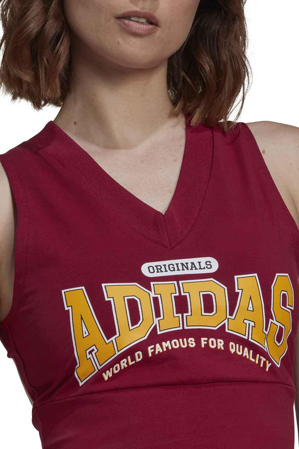 Adidas-Cropped Bodycon V Legbur-Spor Üstü-4-milagron.live