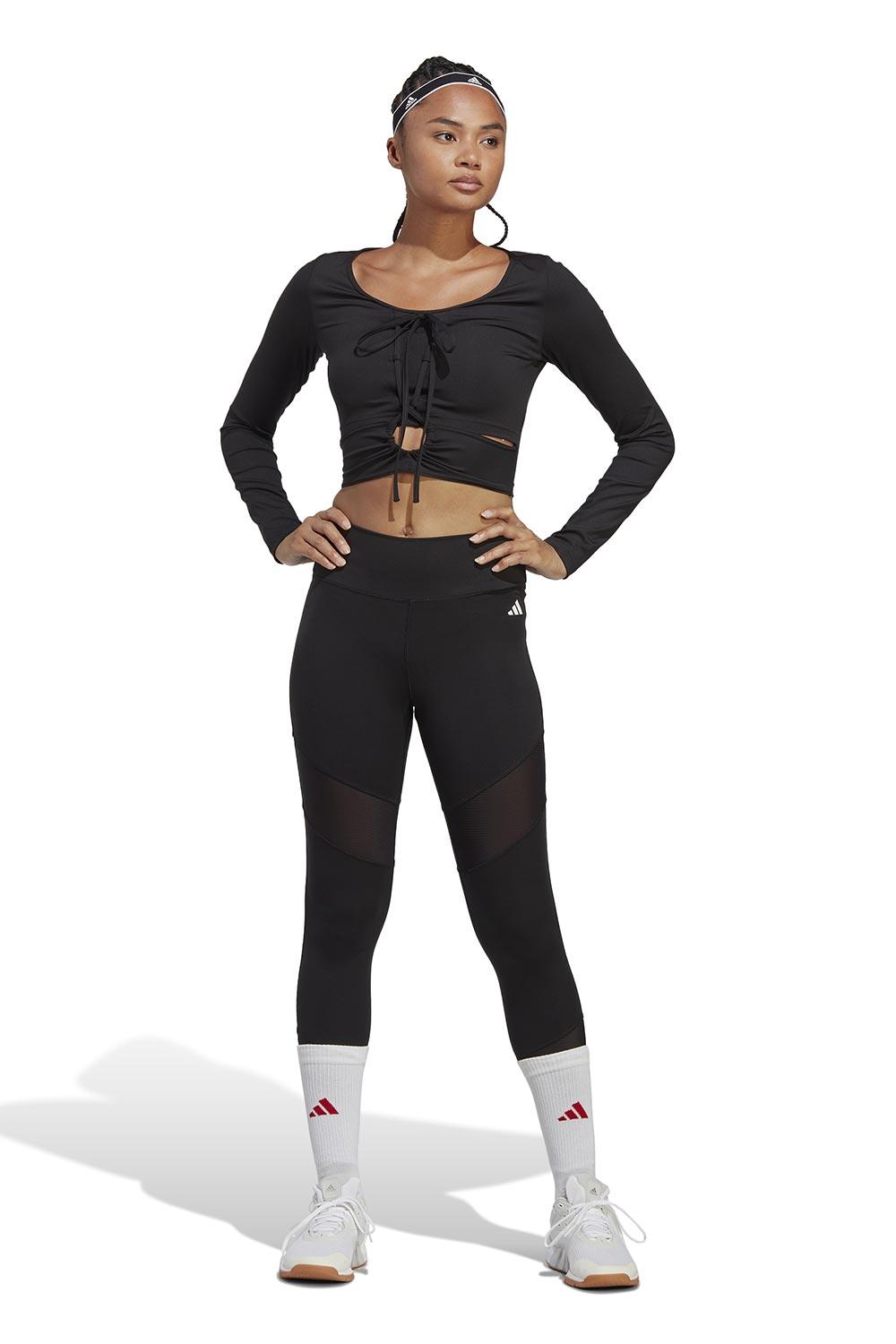 Adidas-Training Dance Long Sleeve Tee-Spor Üstü-4-milagron.live