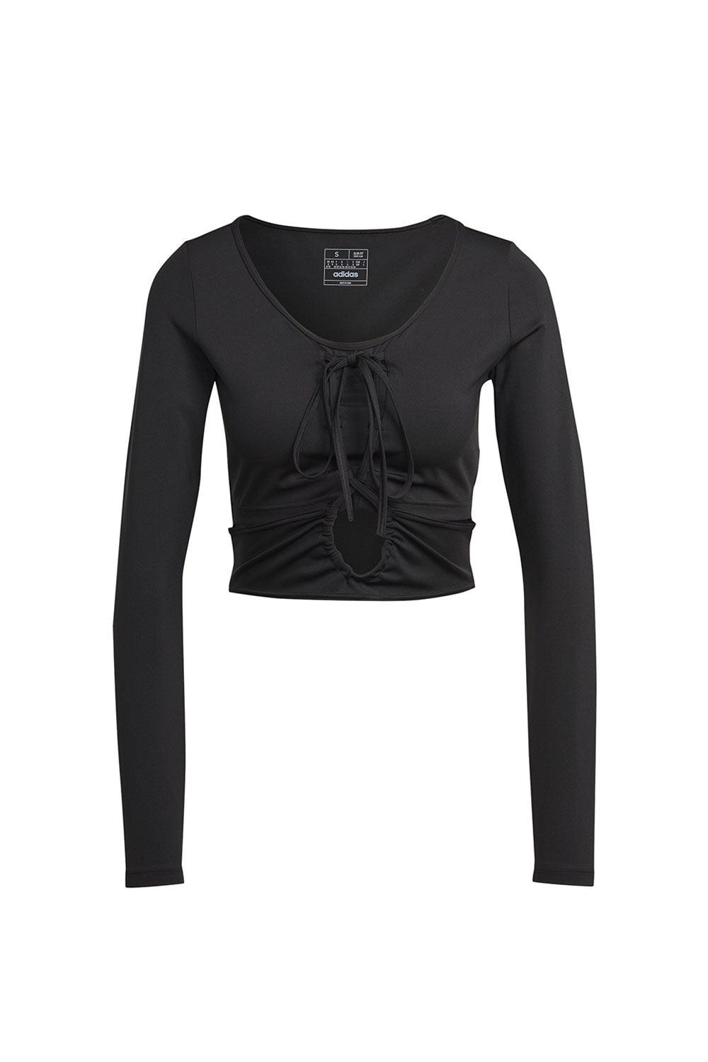 Adidas-Training Dance Long Sleeve Tee-Spor Üstü-7-milagron.live
