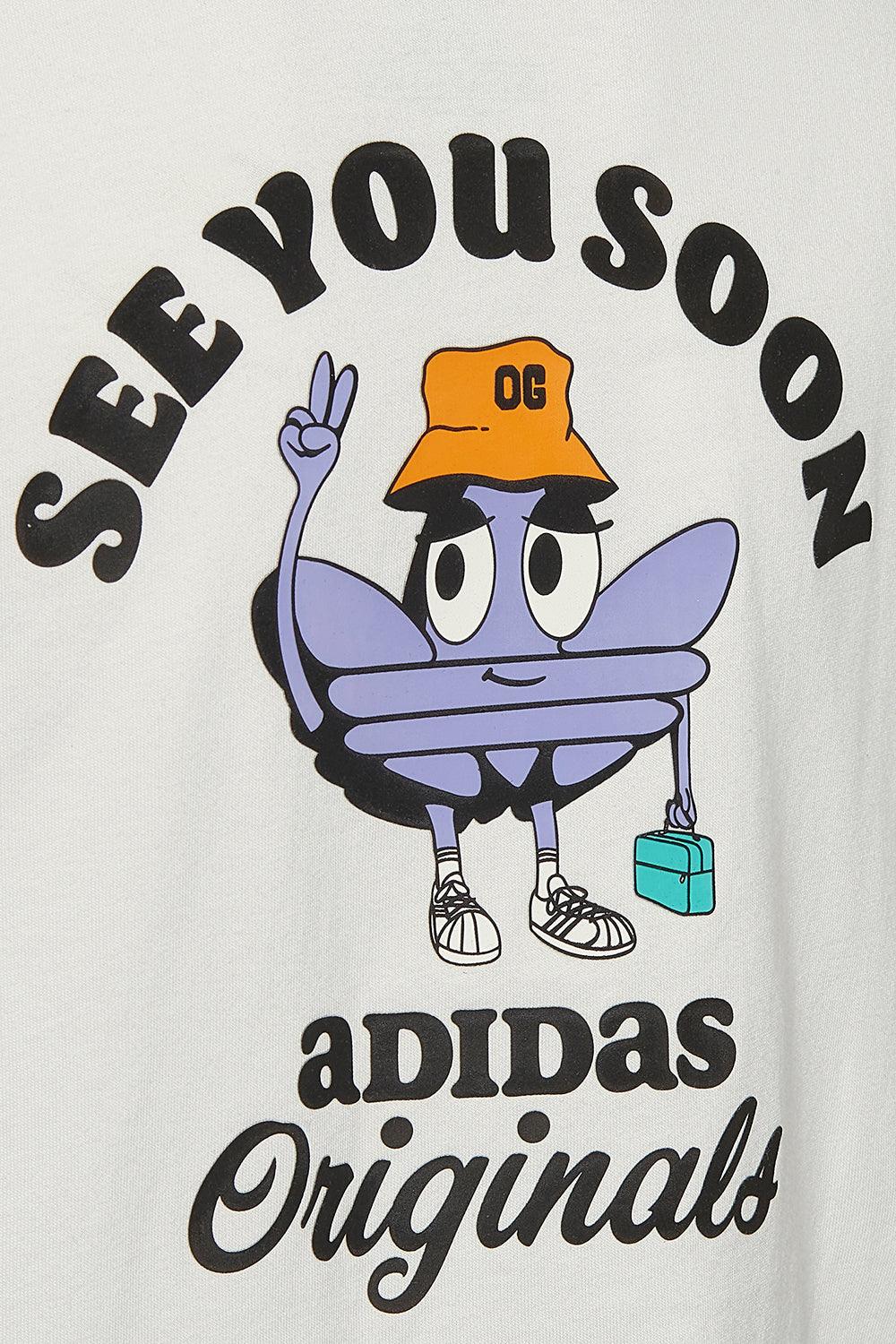 Adidas-White Tee-T-Shirts-5-milagron.live