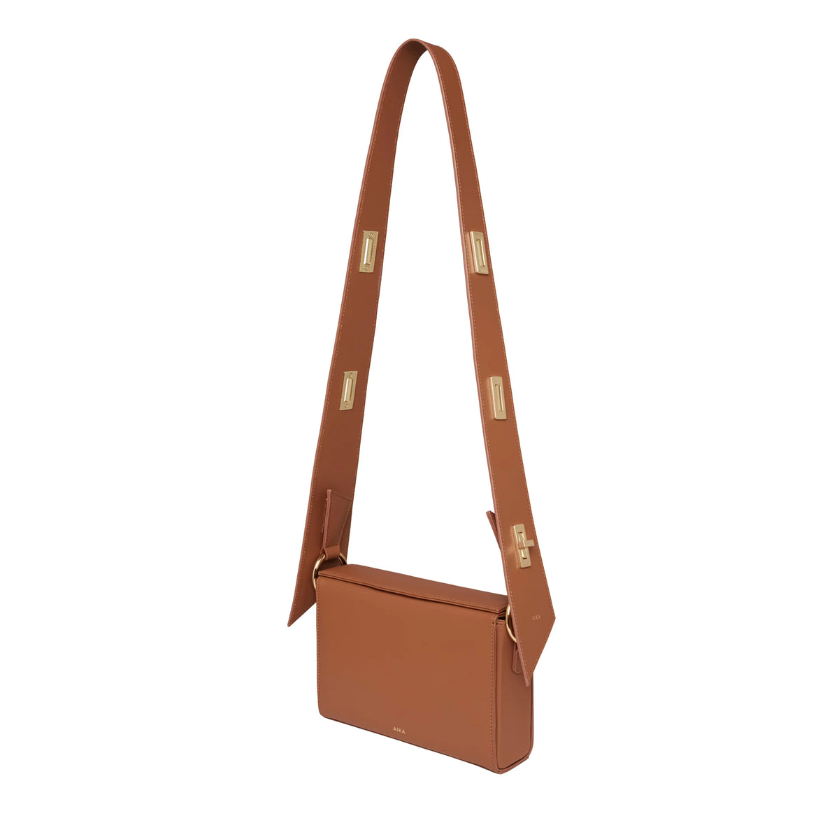 Aika Concept-Leather Istanbul Bag Tan-Omuz Çantası-4-milagron.live
