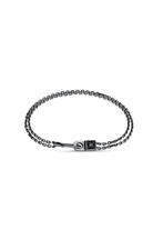 Aleyna Cebeci Jewelry-Arm In Arm Bileklik, Siyah Rodyum Kaplama Gümüş, Siyah Pırlanta-Bileklik-1-milagron.live