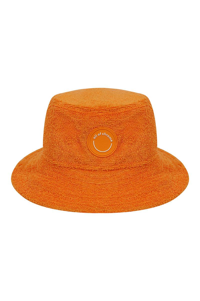 All Of Chrome-Turuncu Havlu Şapka-Bucket Hat-1-milagron.live