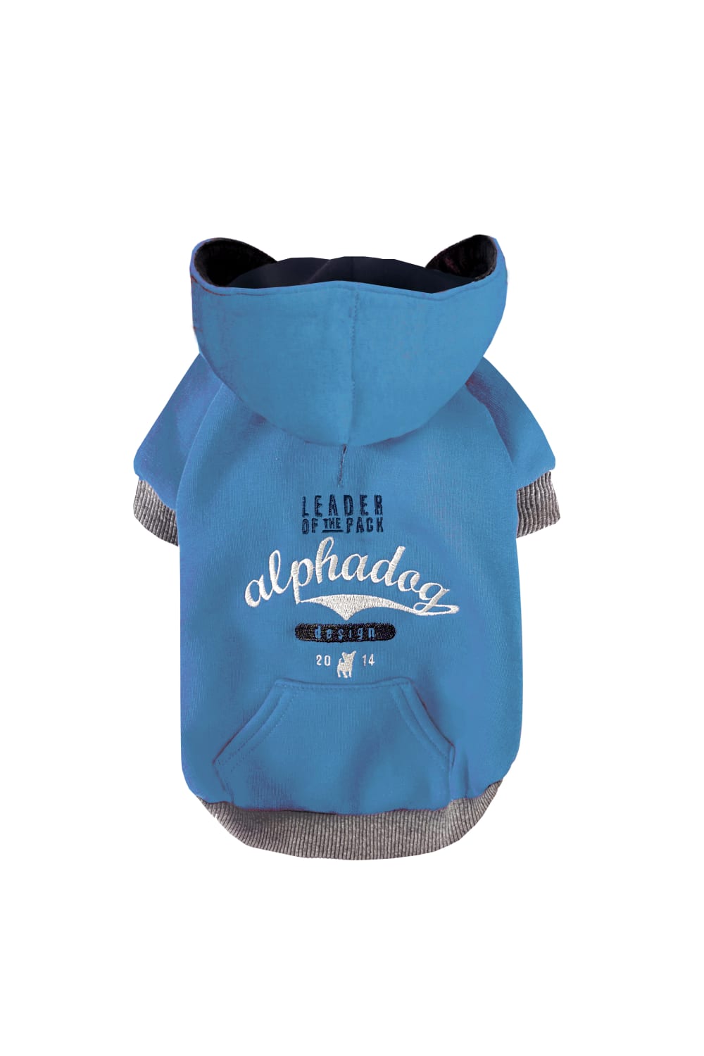 Alphadog Design-Leader Blue Pet Sweatshirt-Köpek-1-milagron.live