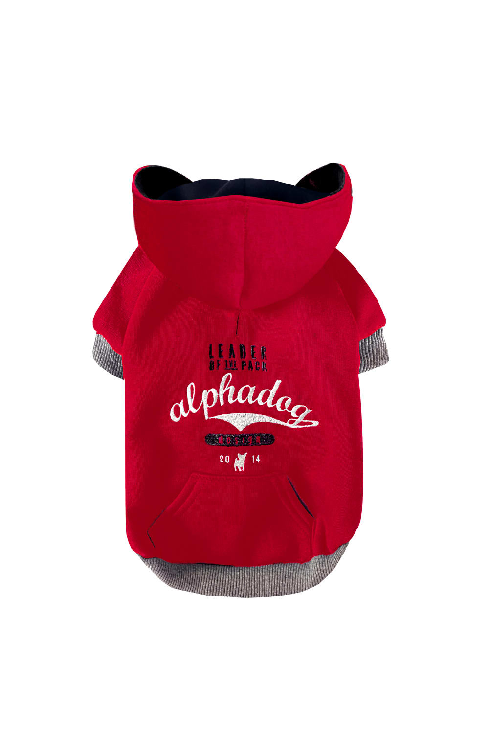 Alphadog Design-Leader Red Pet Sweatshirt-Köpek-1-milagron.live