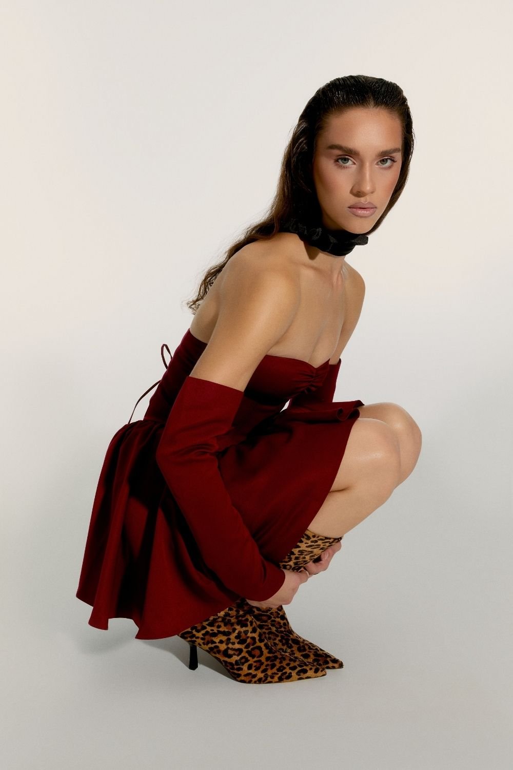 Alreves-Candela Burgundy Dress-Elbise-5-milagron.live