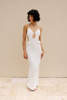Alreves-Cielo Decollete Long Dress-Elbise-2-milagron.live