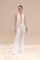 Alreves-Ines Jumpsuit İn White-Tulum-2-milagron.live