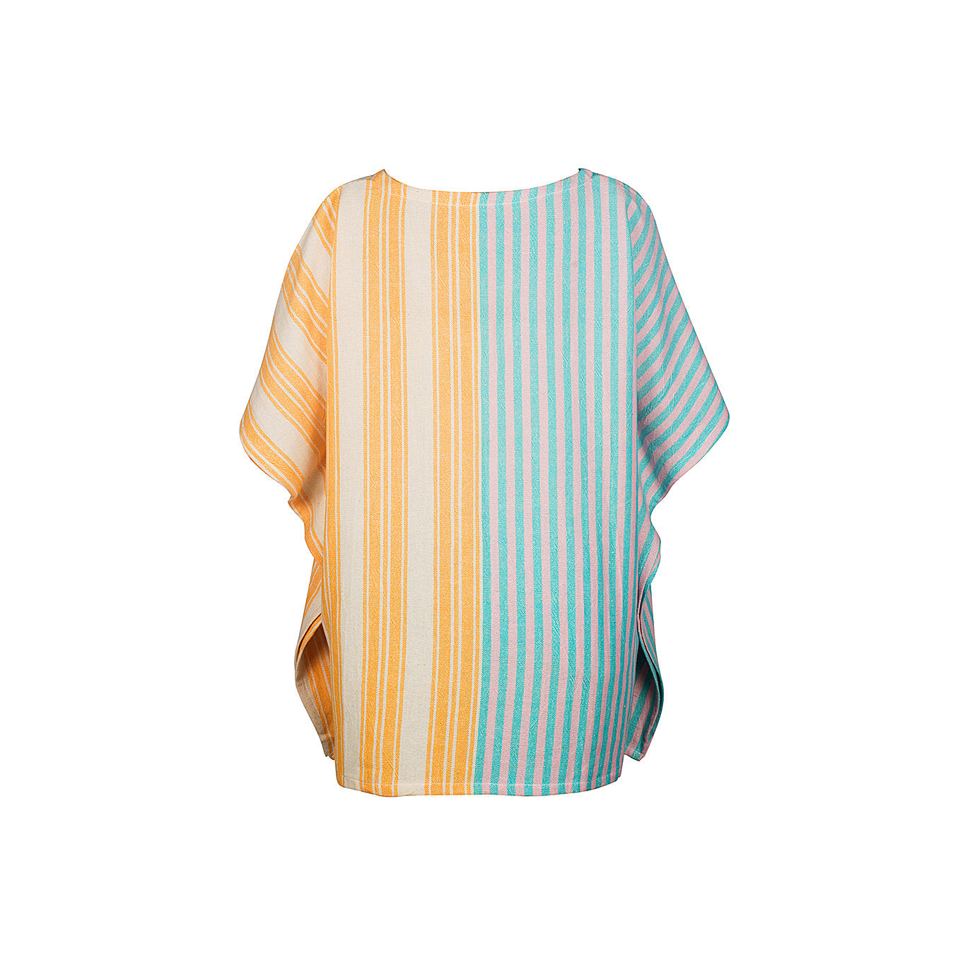 Ani Studio-Jasmine Oversized Poncho Dress Citrus-Kimono-2-milagron.live