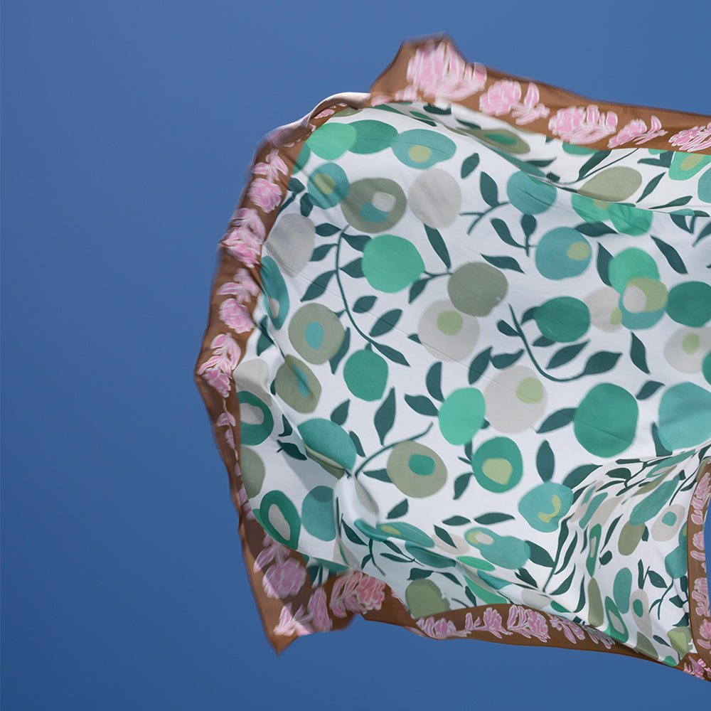 Ani Studio-Opal Cotton Printed Pareo / Scarve-Pareo & Bandana-3-milagron.live