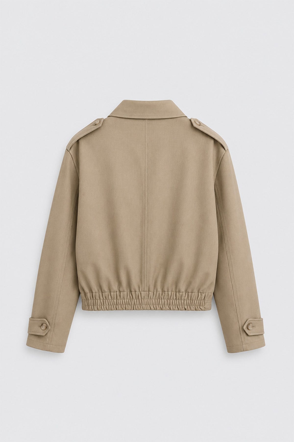 Antioch Bej Boxy Fit Erkek Mont