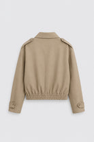 Antioch Bej Boxy Fit Erkek Mont