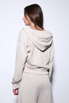 Antioch-Antioch Bej Kapüşonlu Kadın Sweatshirt-Sweatshirt-5-milagron.live