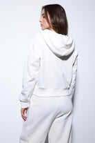 Antioch-Antioch Ekru Kapüşonlu Kadın Sweatshirt-Sweatshirt-4-milagron.live