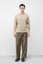 Antioch Haki Basic Erkek T-Shirt