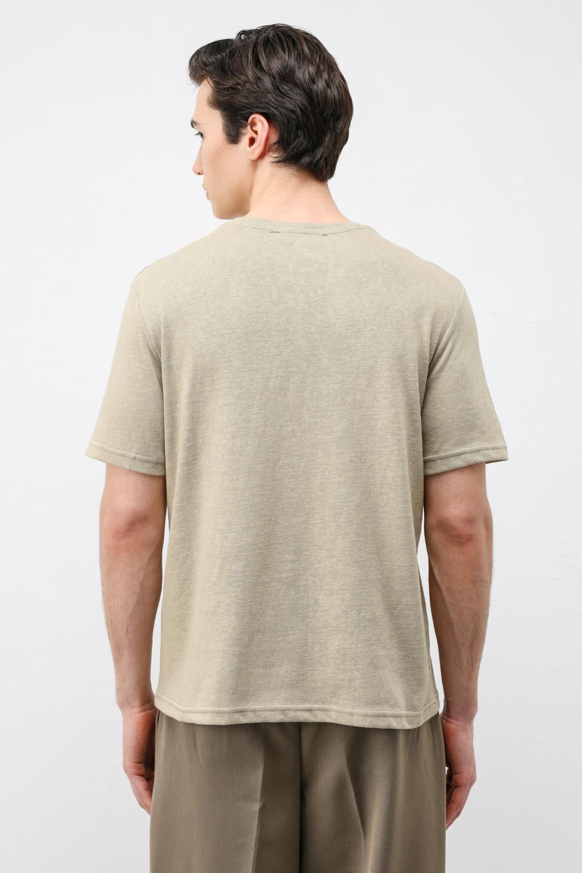 Antioch Haki Basic Erkek T-Shirt